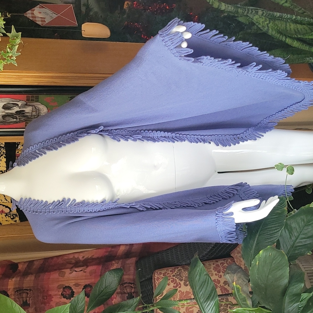 Lavender knit Shawl